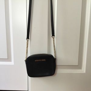 Michael Kors 'Jet Set Travel' Black Cross Body Bag