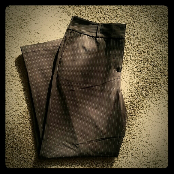 Wide Leg Pinstriped Chinos NWOT