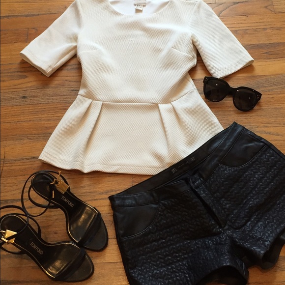 H&M peplum top