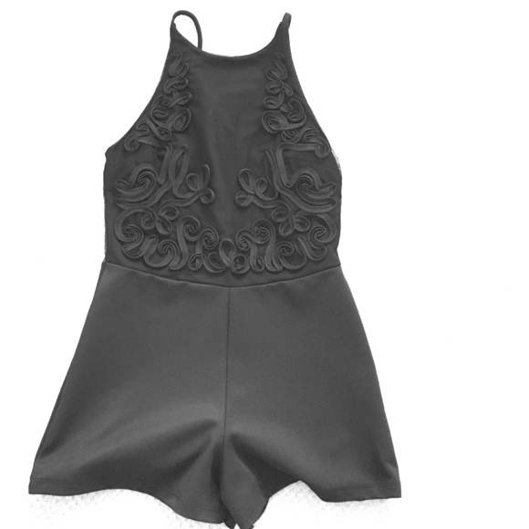 Black Topshop Romper