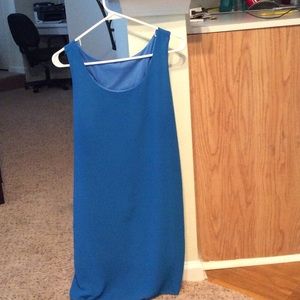 Dress ... Very cute bow in the back - scoop neck.