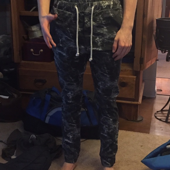 Black, White, and Grey joggers