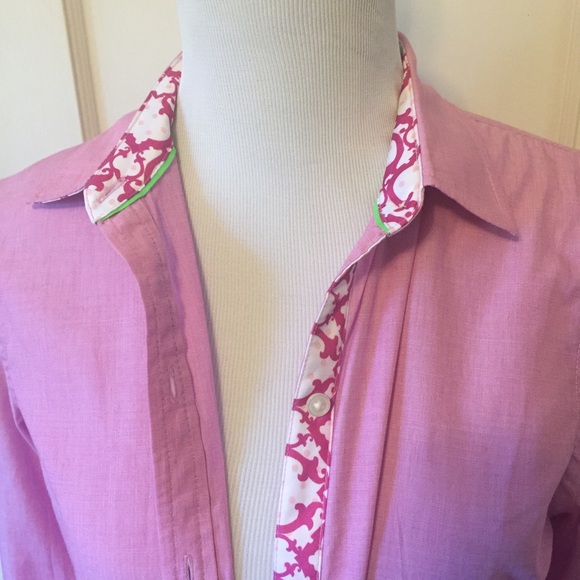 Rare C Wonder Pink Dress Shirt M - Picture 3 of 3