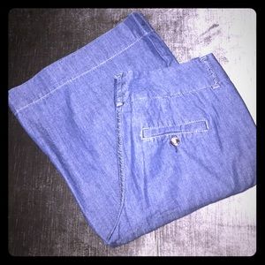 Anthropologie denim w/white stitching-32" Inseam