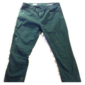 Gap legging jeans, dark green