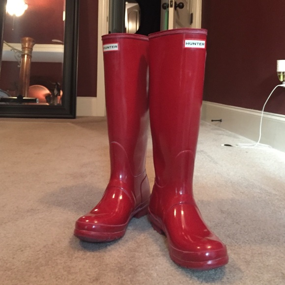 Red Hunter Boots