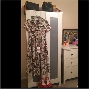 Authentic brand new Valentino animal print dress