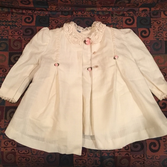 Dress, Coat and Bonnet for Baby Girl
