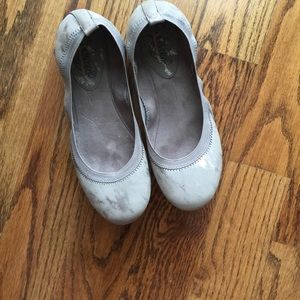 Unlisted silver ballet flats, size 8