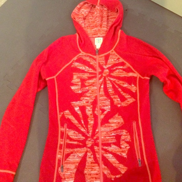 Title Nine zip-up sweater.