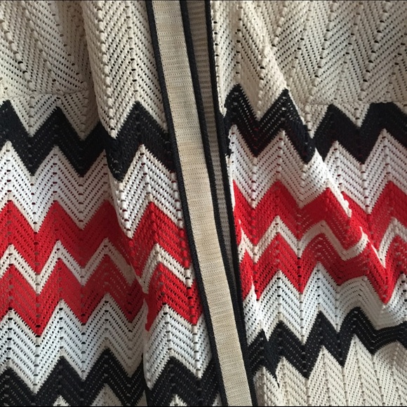 zig-zag pattern vintage cardigan - Picture 3 of 3