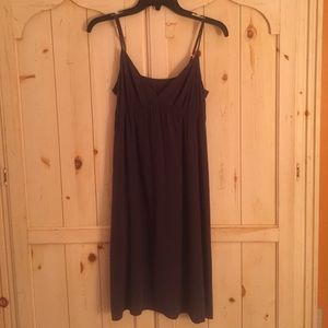 Dark gray slip dress