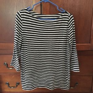 Loft boat neck top