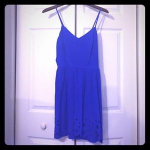 Cobalt blue adjustable straps