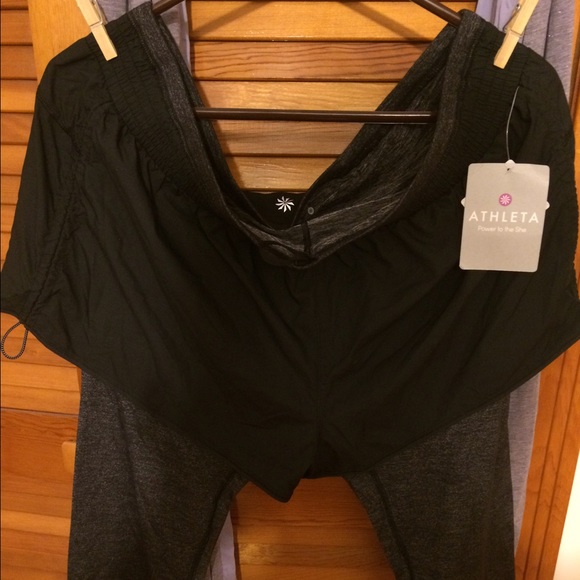 Running shorts with legging Capri