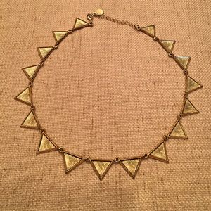 Gold triangle house of Harlow necklace