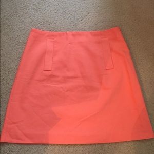 Zara basic skirt - coral size xs, fits small too!
