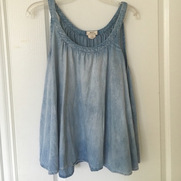 Cute Summer Denim Tank Top Size 8