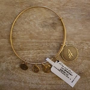 Alex and Ani initial bangle