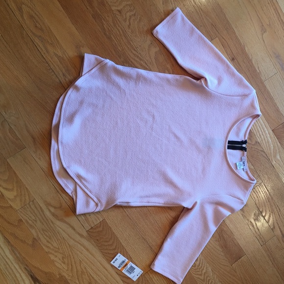 Bar III light pink 3/4 sleeve top