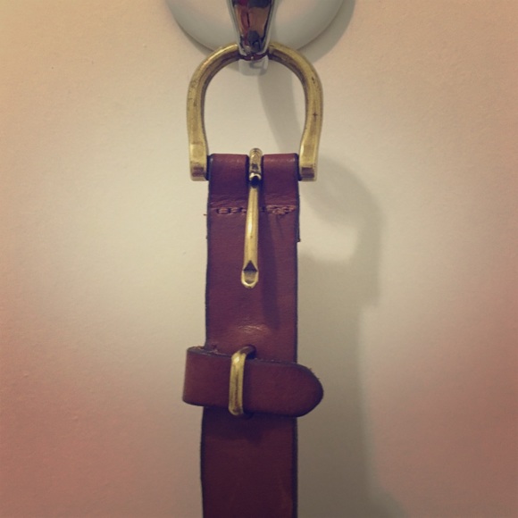 Madewell Brown Leather notch belt
