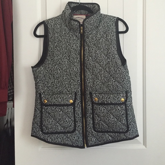 J. crew LOOK ALIKE herringbone vest