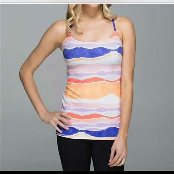 Lululemon dancing warrior tank size 4