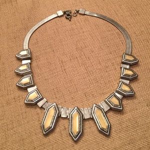 Madewell statement necklace (gold and silver)