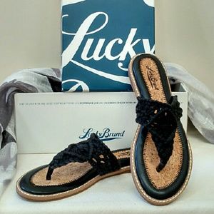 NEW Lucky Brand Barry Boho Flip Flops