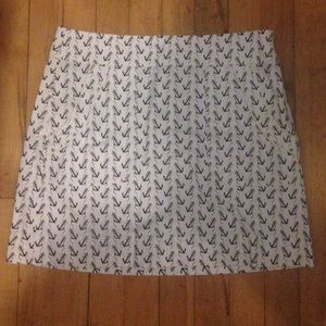 J. Crew anchor skirt size 2