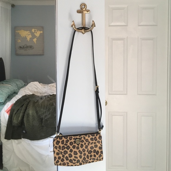 Cheetah print tori birch bag