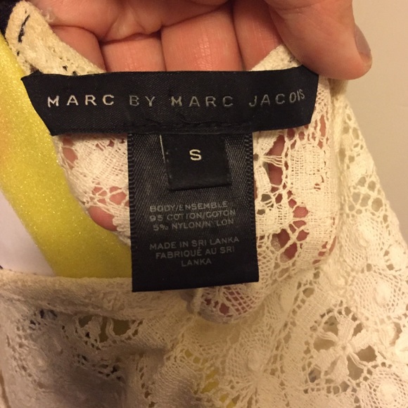 White Lace Marc Jacobs Top - Picture 3 of 3