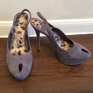 Gray Sam Edelman Heels