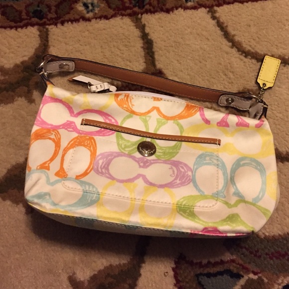 Small coach water color bag