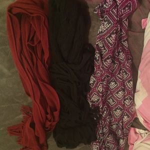 3 scarves/wraps