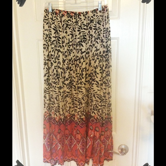 Cute Floral Boho/ Gypsy Skirt Medium (8/10) #4