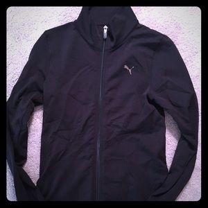 PUMA black athletic jacket