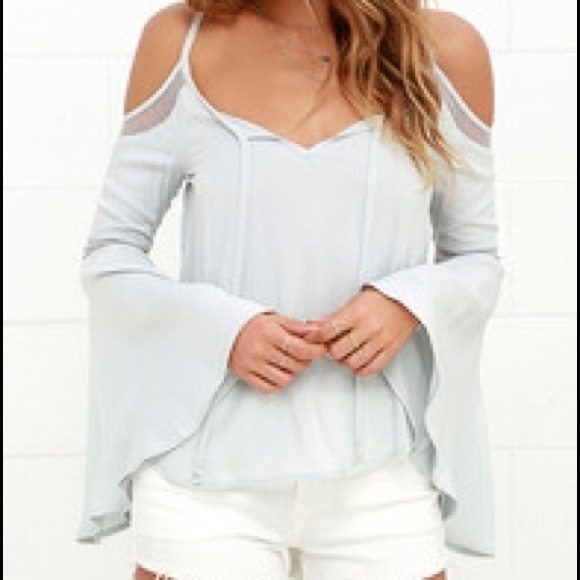 54 off Lulu's Tops Lulus flowy open shoulder top from Daniela's closet on Poshmark