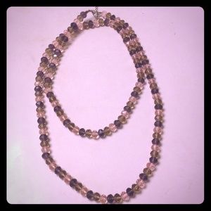 Beautifully layered bead necklace