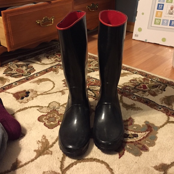 Polo RL rain boots black