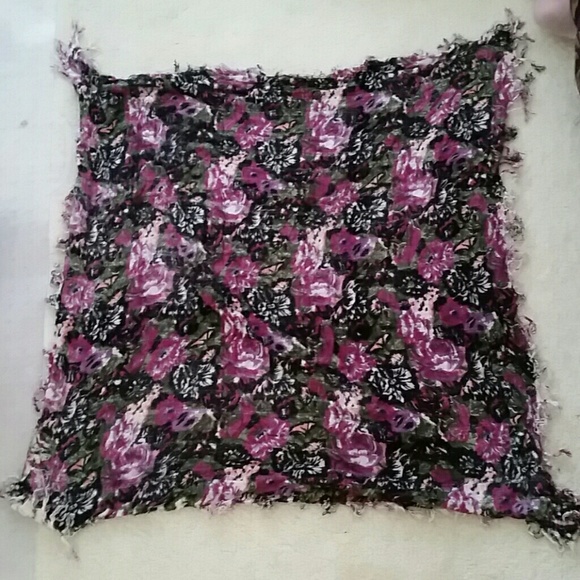 Floral Print Scarf