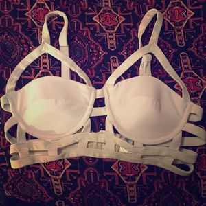 Strappy swimsuit top