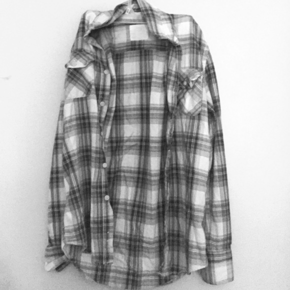 Stripped grunge flannel
