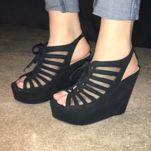 Charlotte Russe "Meesh" Wedges