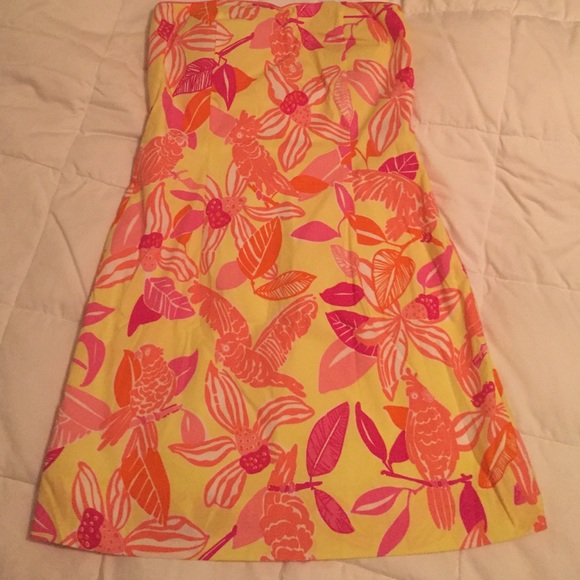 Lilly Pulitzer strapless dress