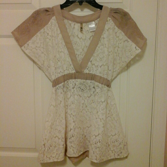 Baby doll lace top