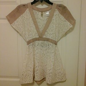 Baby doll lace top