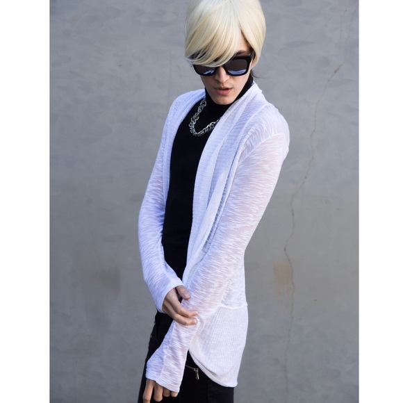 Rue21 Sweaters - White Longsleeve Cardigan Sweater Shirt Summer Top Rue21 Sweaters - White Longsleeve Cardigan Sweater Shirt Summer Top