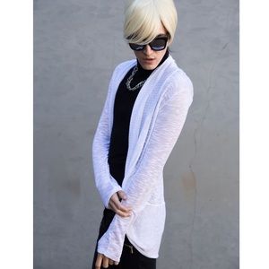 Rue21 Sweaters - White Longsleeve Cardigan Sweater Shirt Summer Top Rue21 Sweaters - White Longsleeve Cardigan Sweater Shirt Summer Top