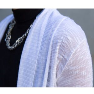 Rue21 Sweaters - White Longsleeve Cardigan Sweater Shirt Summer Top Rue21 Sweaters - White Longsleeve Cardigan Sweater Shirt Summer Top